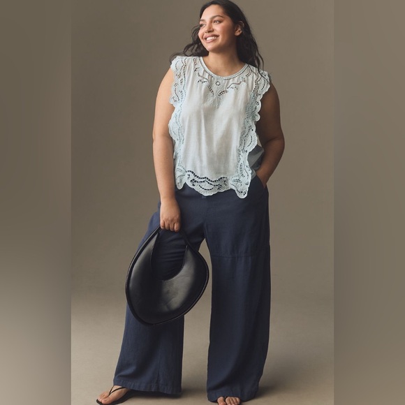 Anthropologie Cutwork Lace Hanky Blouse - NEW - Picture 4 of 4